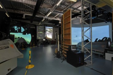 Foto van het missie simulatie centrum bij TNO Human Factors