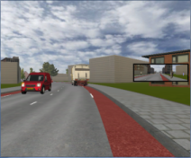 screenshot van een scenario